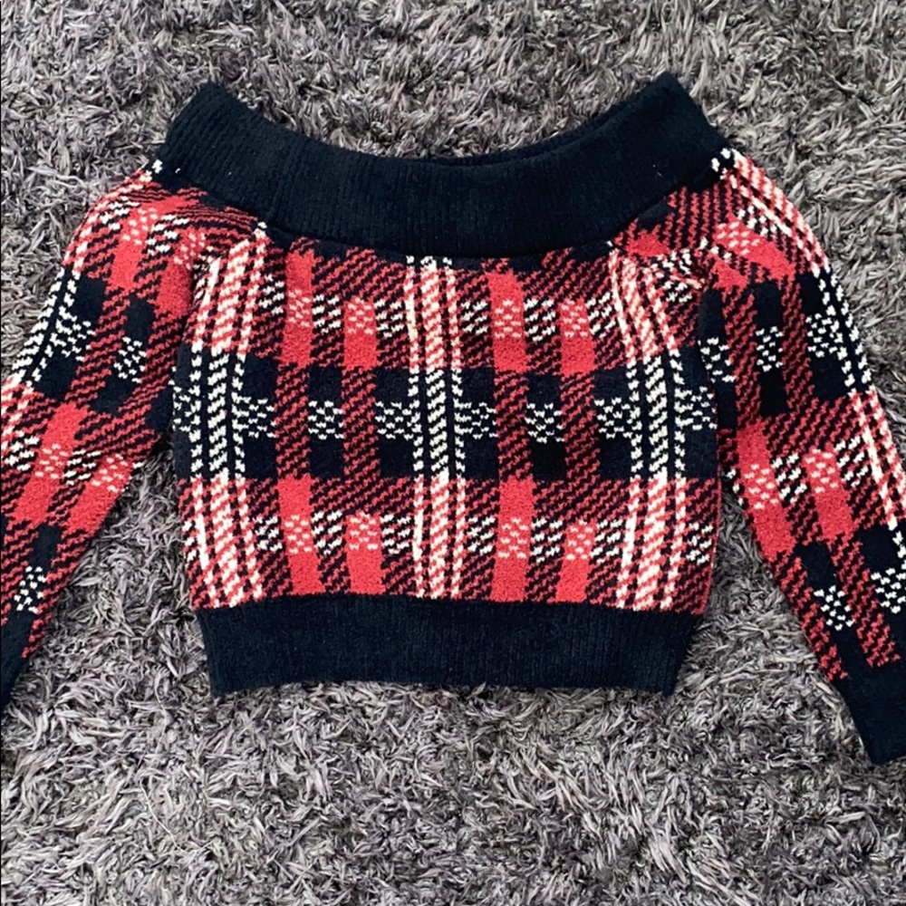Plaid Warm Sweater